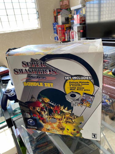 Consola Nintendo Game Cube Super Smash Bros Melee Bundle!!!