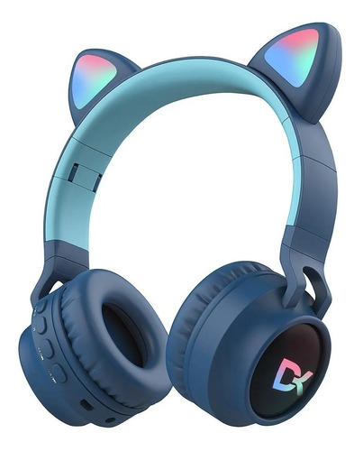 Auriculares Bluetooth Luz Led Orejas Cat Gato Vincha