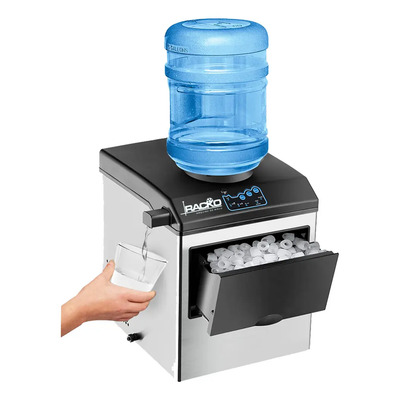 Máquina De Hielo Con Garrafón Hasta 25kg X Dia Color Gris | Meses sin interés