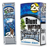 3 Papel Blunt Wrap X 2u Double Platinum 110mm Saborizados