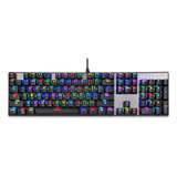 Motospeed Ck104 Teclado Gaming Mecánico Interruptores Azul