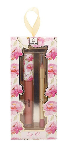 Set Labios 2 En 1 Lápiz Delineador Labial Matte Y Lip Gloss