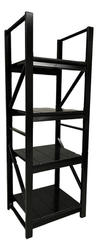 Rack 210 De Alto Color Negro De 4 Niveles 150kg Ult-unidad