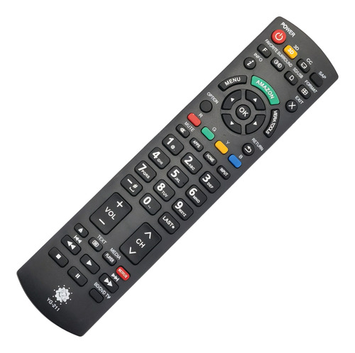 Controle Remoto Para Tv Panasonic Amazon E Netflix  - Yg-211