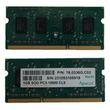 Memoria Ram Apacer 1 Gb Ddr3 Pc3-10600-cl9 1333 Mhz