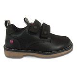 Zapato Escolar Cuero Niña Bubble Gummers, 224-6598 Negro