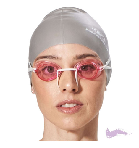 Combo Natacion Kit Gorra Silicona + Antiparra Vandalia