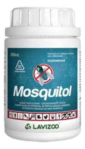 Mosquitol 200ml Mosquicida Com Atrativo Mata Mosca