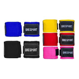 Kit 3 Bandagem Atadura Elastica 5mts Boxe Muay Thai Proteção