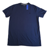 Camiseta Brooksfield Azul Gola Redonda Premium Peruana