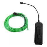 Cable De Luz Led De Neón Para Tablero De Auto (5mts) Verde