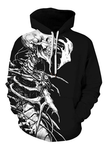 Unisex Moda 3d Digital Impreso Pullover Sudaderas Con Capuch