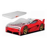 Cama Carro Infantil Ferrari Colchão Grátis Frete Grátis Full