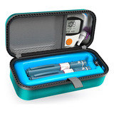 Bolso Térmico Portátil Para Bolígrafos De Insulina, Azul-ver