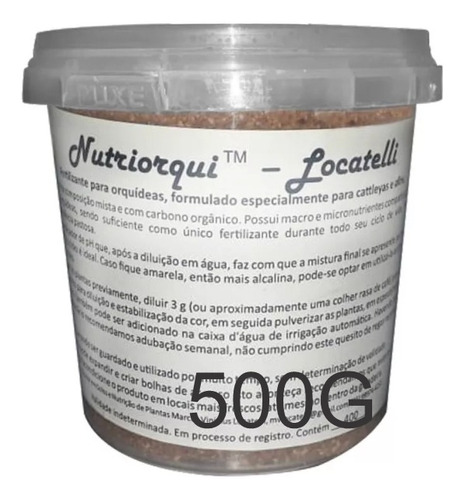 Fertilizante Profissional Orquídeas Cattleya Nutriorqui 500g