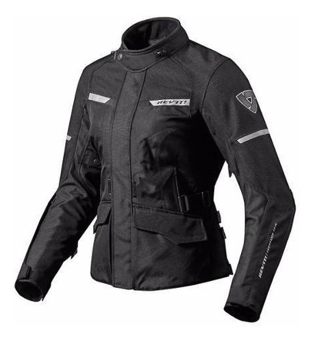 Campera Moto Revit Outback 2 Ladies Dama Negro Bamp Group