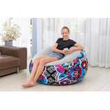 Sillon Inflable Bestway Grafitti Floral Puff Gamer Cool Orig