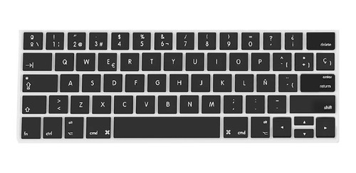 Protector Teclado Inglés Compatible Macbook Pro 13 A1706