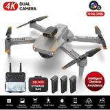 Câmera Dupla Drone 2.4ghz 4k De Longa Duração Com Bateria S9