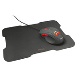 Combo Gamer 2-en-1 Trust Ziva: Mouse 3000dpi + Pad Mouse