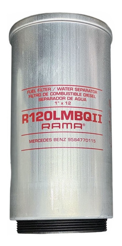 R120lmbqii Filtro De Combustible Separador De Agua Rama
