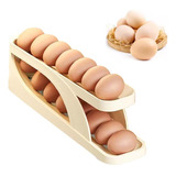 Caja De Almacenamiento De Huevos En El Refrigerador