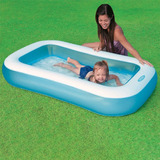 Pileta Inflable Intex Rectangular Baby 166x100cm 102lts