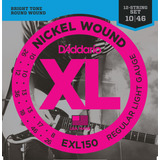 Encord Guitarra 12c .010 D'addario Xl Nickel Wound Exl150