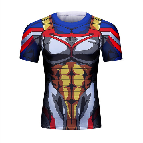 Playera Dragon Ball Vegeta Ropa All Might Ejercicio Gym 3d