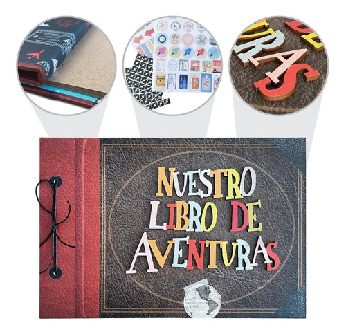 Album Fotos Nuestro Libro De Aventuras 3d Premium 20 Hojas