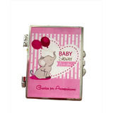 10 Recuerdos Baby Shower Espejos Elefante Rosa
