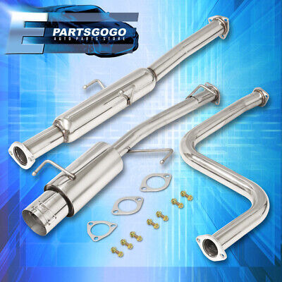 For 92-96 Honda Prelude Bb Jdm Stainless Catback Exhaust Aac