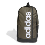 Mochila Essentials Linear Hr5344 adidas Color Olive Strata/black/white Diseño De La Tela Liso