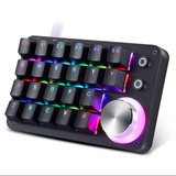 Koolertron Teclado Programable De 24 Teclas, Teclado Mecanic