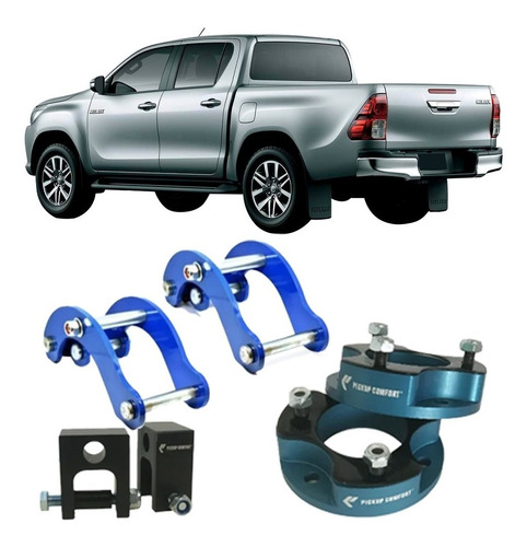 Kit Completo Lift Pickup Comfort Toyota Hilux 2016 A 2019