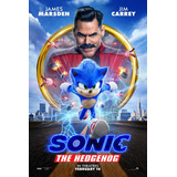 Posters Cine Sonic The Hedgehog Sega Lona Peliculas 90x60 Cm