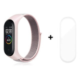 Pulseira De Nylon P/ Xiaomi Mi Band 5 & 6 + Película Brinde