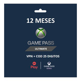 Xbox Game Pass Ultimate Assinatura 12 Meses Código Descrição