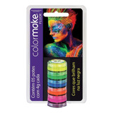 Kit 5 Cores Tinta Neon P/ Maquiagem Fluorescentes Cremosa