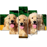 Quadro Decorativo Painel Cachorro Golden Retriever 06mmmdf