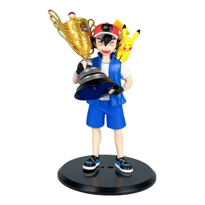 Figura De Ash Ketchum Con Trofeo | Pokemon | Envío gratis