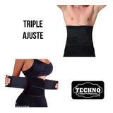 Faja Tipo Corset De Triple Ajuste Con Velcro Marca Techno 