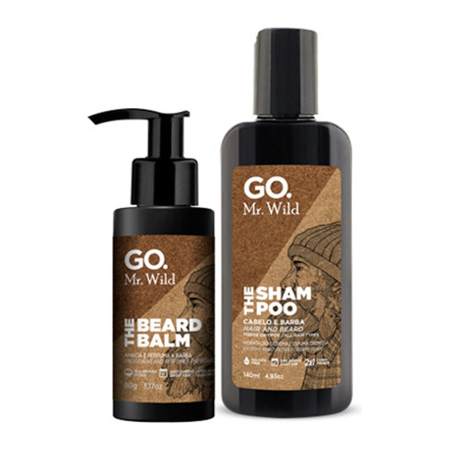 Kit Shampoo + Balm Mr Wild Go Man