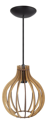 Pendente Lustre Luminária Madeira Bali Pra Quarto Cozinha