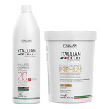 Pó Descolorante Premium Itallian Collor 400g + Ox 20v