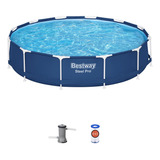 Piscina Bestway Steel Pro De 12 Pies X 30 Pulgadas Sobre El