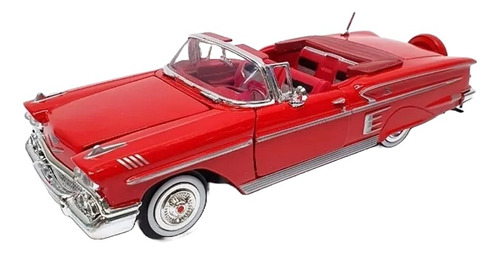 Chevrolet Impala 1958 1/24 Motor Max Coleccion Premiun 