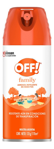 Off Repelente Insectos Uso Diario 170ml