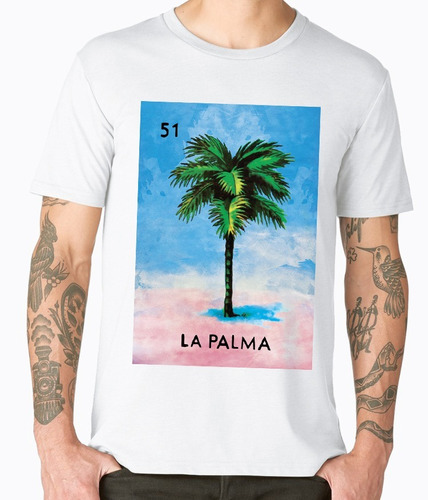 Playeras Cleen Alexer Loteria La Palma Mod 82