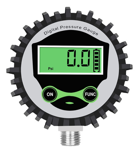 Manometro Digital Rueda Neumatico 1/4 Pulgada -15 A 15 Psi